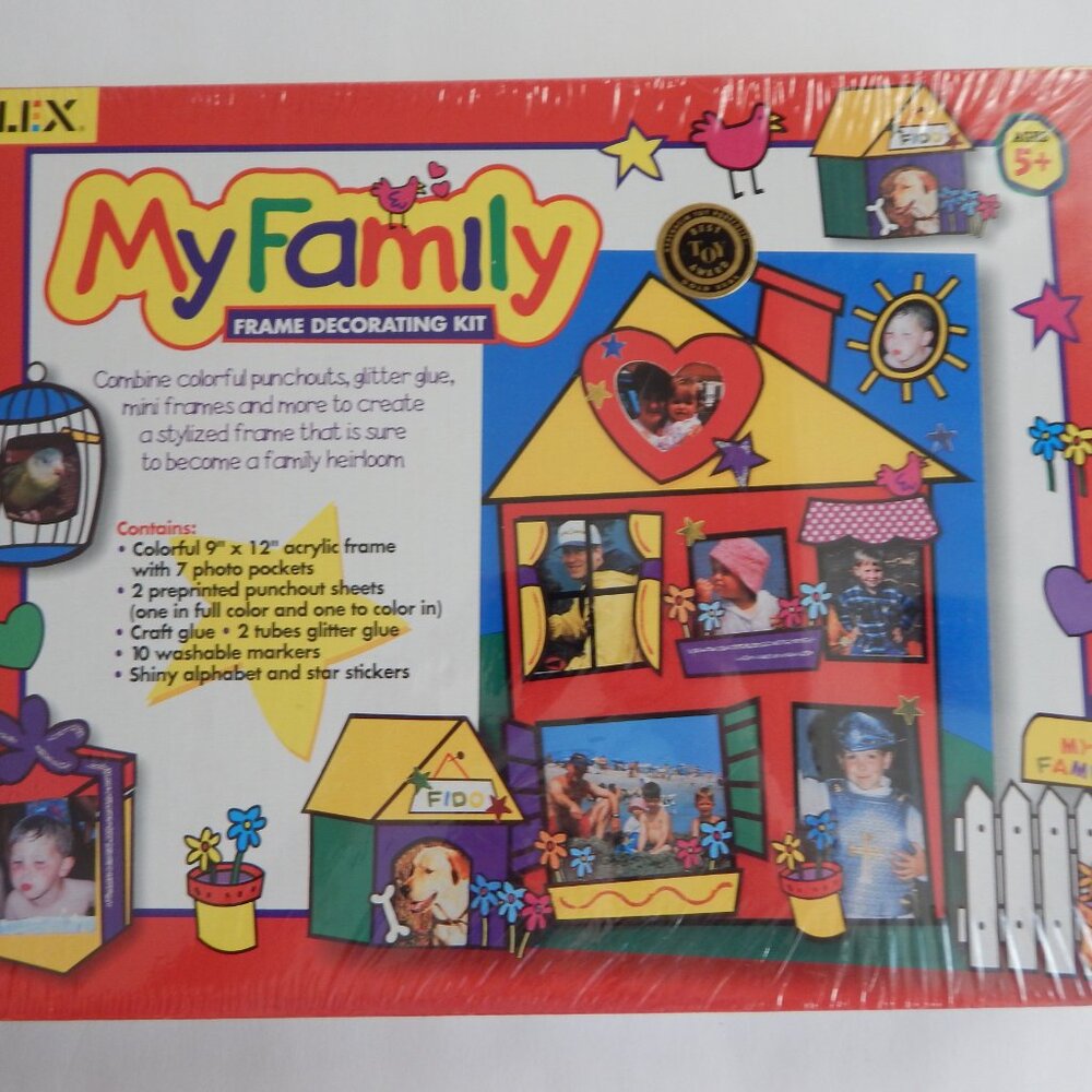 ALEX My Family Frame Decorating Kit - Vintage 1998